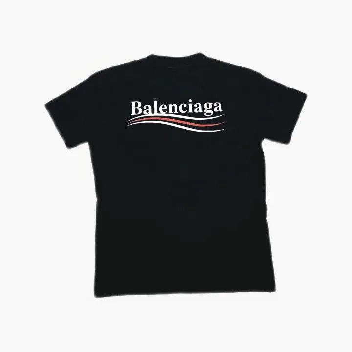 Balenciaga Balenciaga Logo Print Short Sleeve T-Shirt 0079 Size XS / US 0-2 / IT 36-38 - 2 Thumbnail