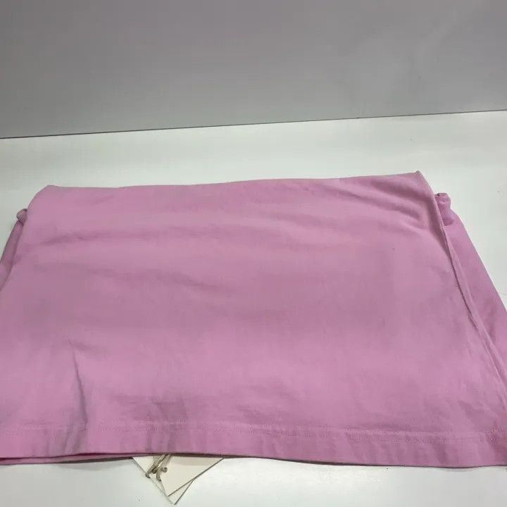 Balenciaga Balenciaga Pink Logo Print Short Sleeve T-Shirt 0079 Size L / US 10 / IT 46 - 11 Thumbnail