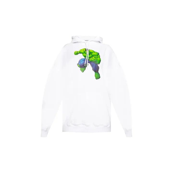 Balenciaga Balenciaga x MARVEL Casual Long Sleeve Hoodie 0079 Size XS / US 0-2 / IT 36-38 - 2 Thumbnail