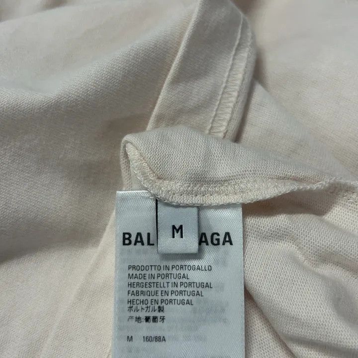 Balenciaga Balenciaga Solid Color Round Neck T-Shirt 0079 Size M / US 6-8 / IT 42-44 - 3 Thumbnail