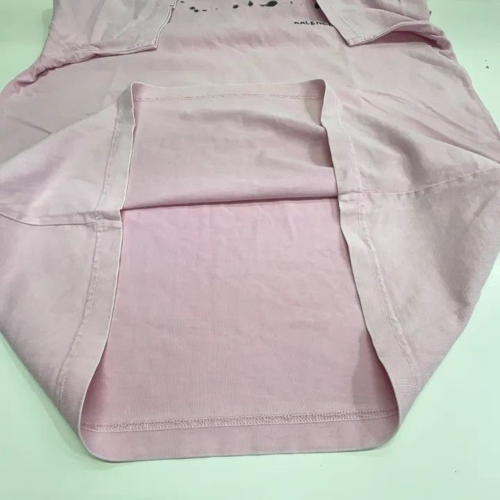 Balenciaga Balenciaga SS23 Pink Letter Print T-Shirt 0079 Size S / US 4 / IT 40 - 5 Thumbnail