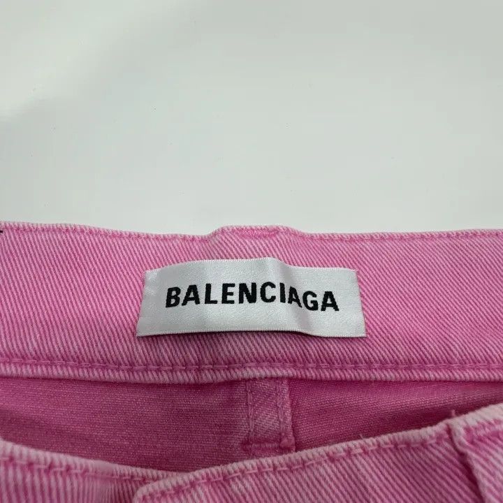 Balenciaga Balenciaga SS23 Pink Straight-Leg Jeans for Women 0079 Size 28" / US 6 / IT 42 - 5 Thumbnail