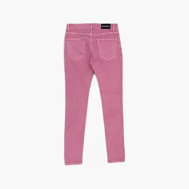 Balenciaga Balenciaga SS23 Pink Straight-Leg Jeans for Women 0079 Size 28" / US 6 / IT 42 - 3 Thumbnail