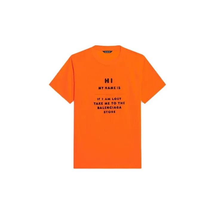 Balenciaga Balenciaga Orange Short Sleeve T-Shirt for Women 0079 Size M / US 6-8 / IT 42-44 - 2 Thumbnail