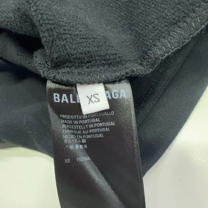 Balenciaga Balenciaga SS22 Black Crystal Art Hoodie 0079 Size XS / US 0-2 / IT 36-38 - 5 Thumbnail