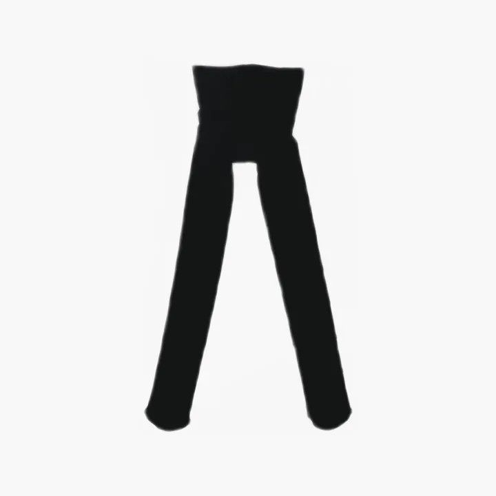 Balenciaga Balenciaga Logo Printed Black Tights Gift Box 0079 Size 23" - 3 Thumbnail