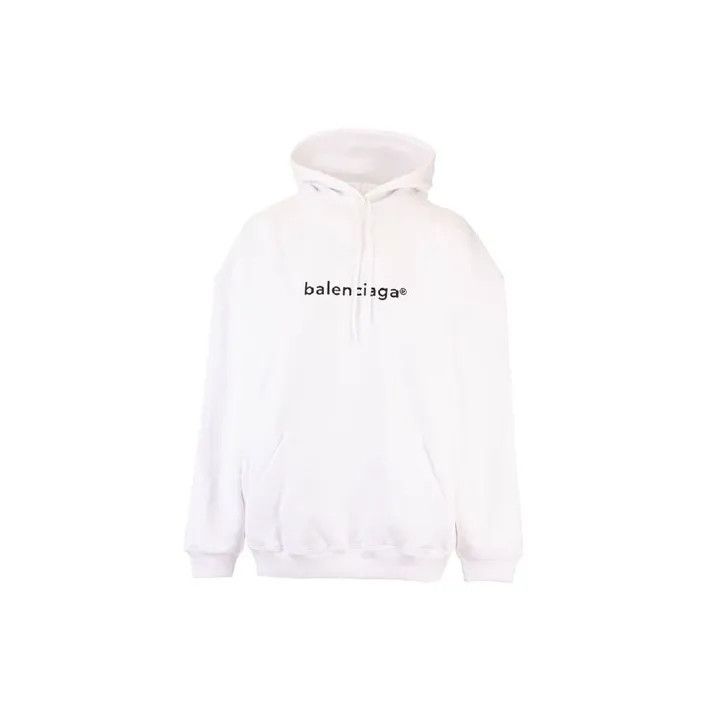 Balenciaga Balenciaga Logo Hooded Sweatshirt for Women 0079 Size S / US 4 / IT 40 - 2 Thumbnail