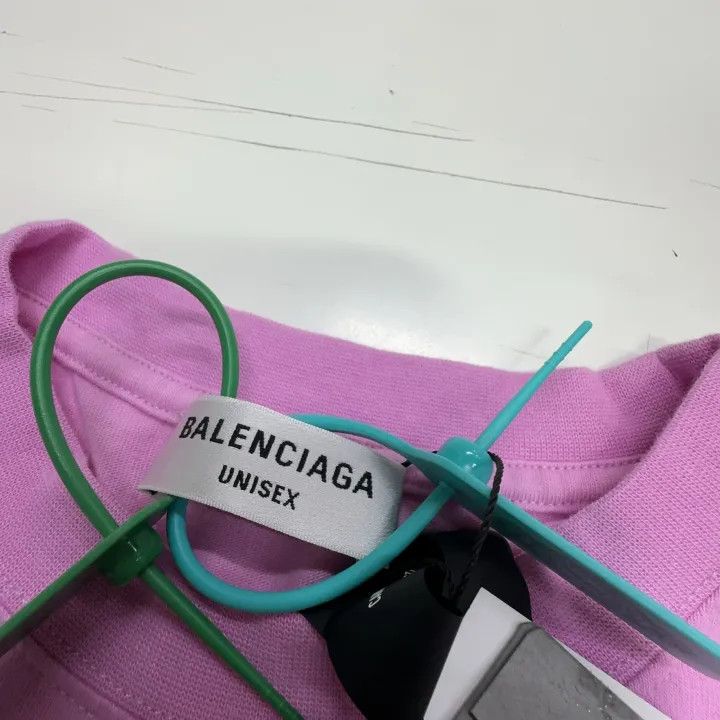 Balenciaga Balenciaga Pink Logo T-Shirt for Women 0079 Size M / US 6-8 / IT 42-44 - 2 Thumbnail