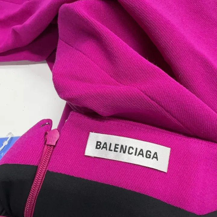 Balenciaga Balenciaga Solid Color Elastic Midi Skirt 0079 Size 22" - 4 Thumbnail