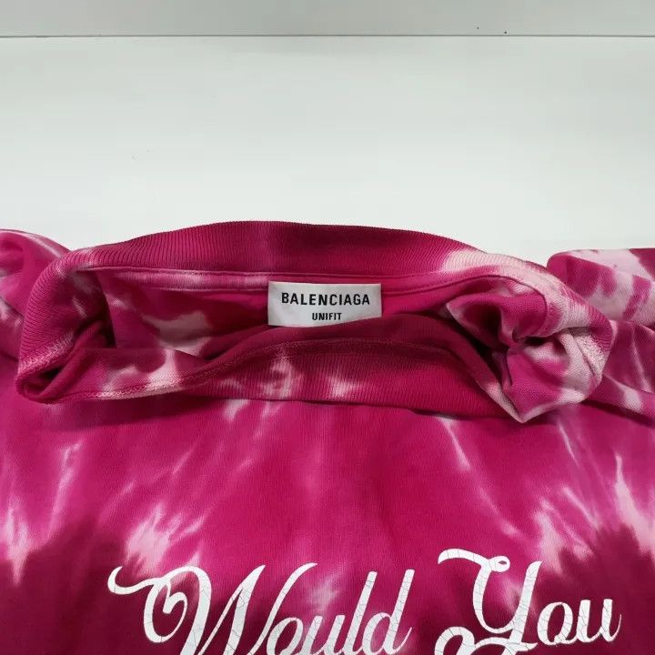 Balenciaga Balenciaga SS22 Tie-Dye Heart T-Shirt for Women 0079 Size XS / US 0-2 / IT 36-38 - 5 Thumbnail