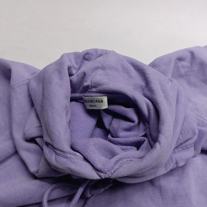 Balenciaga Balenciaga Logo Embroidered Hoodie for Women 0079 Size XS / US 0-2 / IT 36-38 - 7 Thumbnail