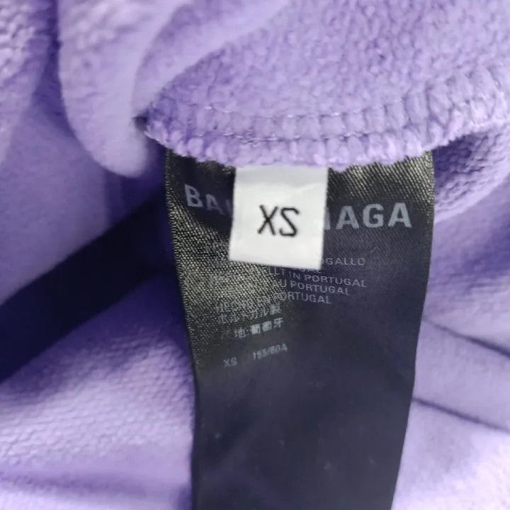Balenciaga Balenciaga Logo Embroidered Hoodie for Women 0079 Size XS / US 0-2 / IT 36-38 - 4 Thumbnail