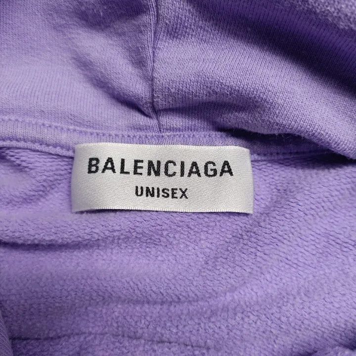 Balenciaga Balenciaga Logo Embroidered Hoodie for Women 0079 Size XS / US 0-2 / IT 36-38 - 3 Thumbnail
