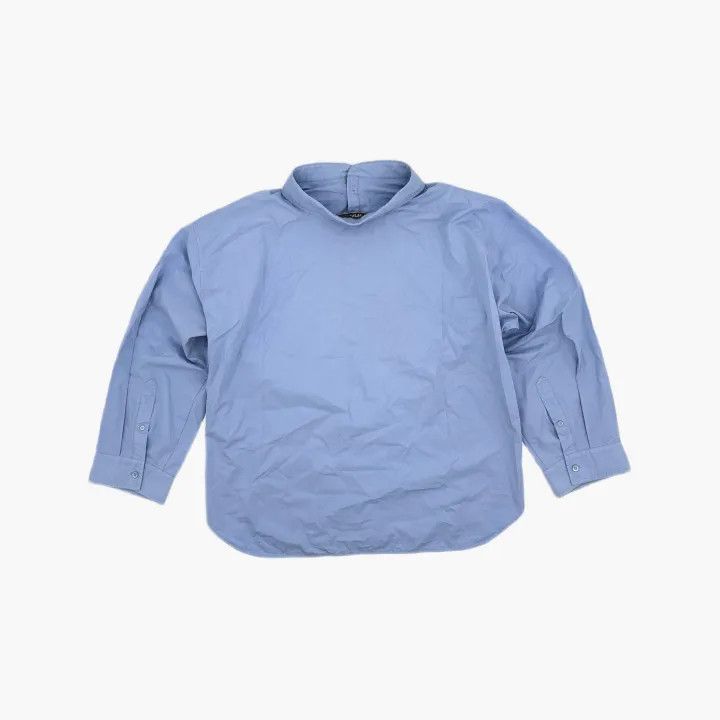 Balenciaga Balenciaga Blue Pocket Button-Up Shirt 0079 Size S / US 4 / IT 40 - 2 Thumbnail