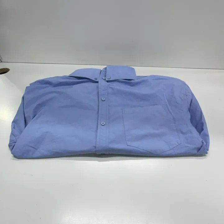 Balenciaga Balenciaga Blue Pocket Button-Up Shirt 0079 Size S / US 4 / IT 40 - 7 Thumbnail