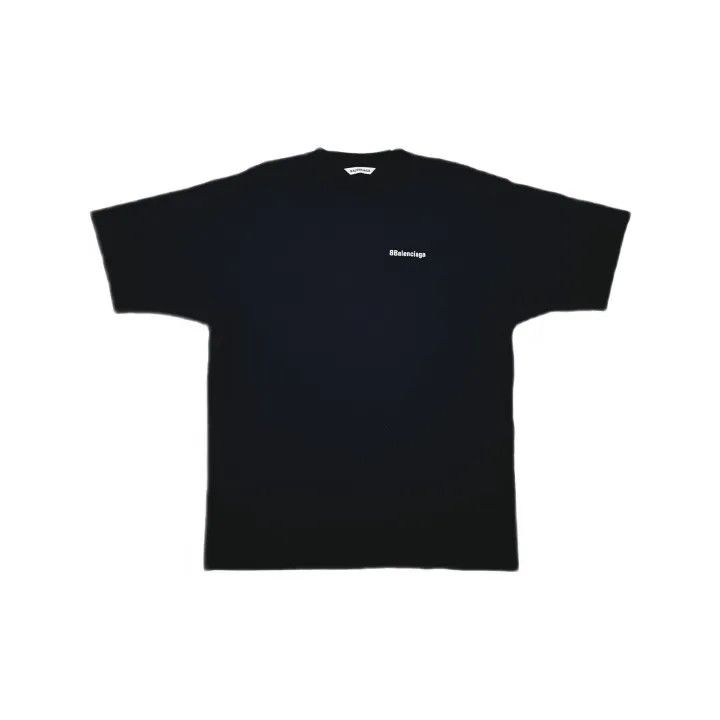 Balenciaga Balenciaga Black Logo T-shirt for Women 0079 Size XS / US 0-2 / IT 36-38 - 2 Thumbnail