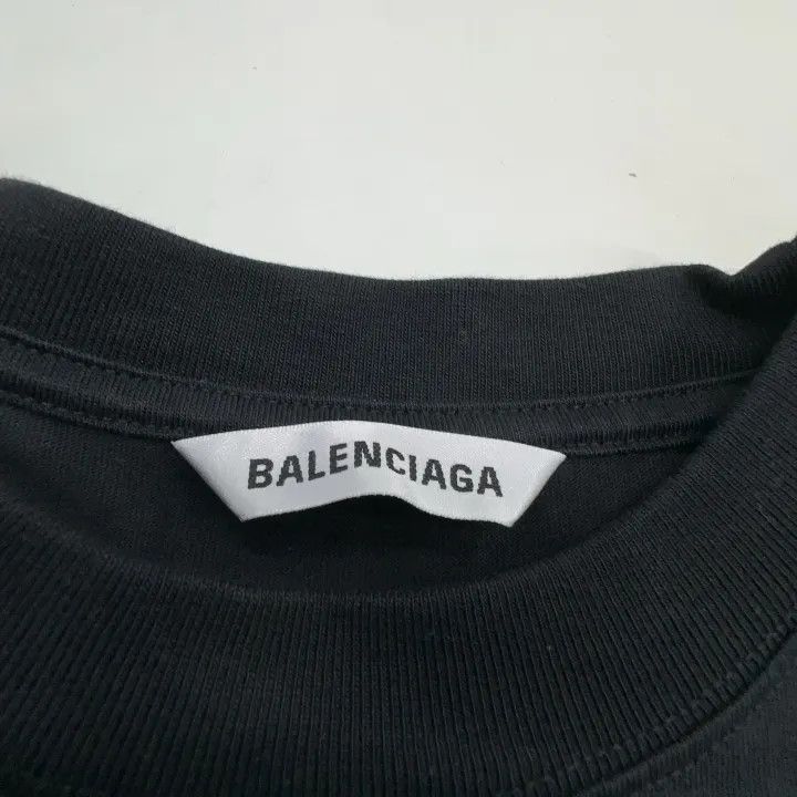 Balenciaga Balenciaga Black Logo T-shirt for Women 0079 Size XS / US 0-2 / IT 36-38 - 5 Thumbnail