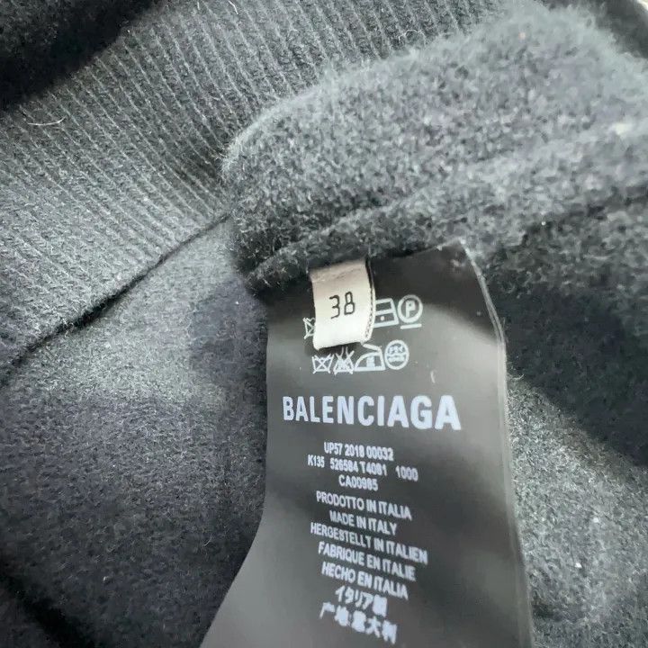 Balenciaga Balenciaga Red Embroidered Turtleneck Sweater 0079 Size M / US 6-8 / IT 42-44 - 4 Thumbnail