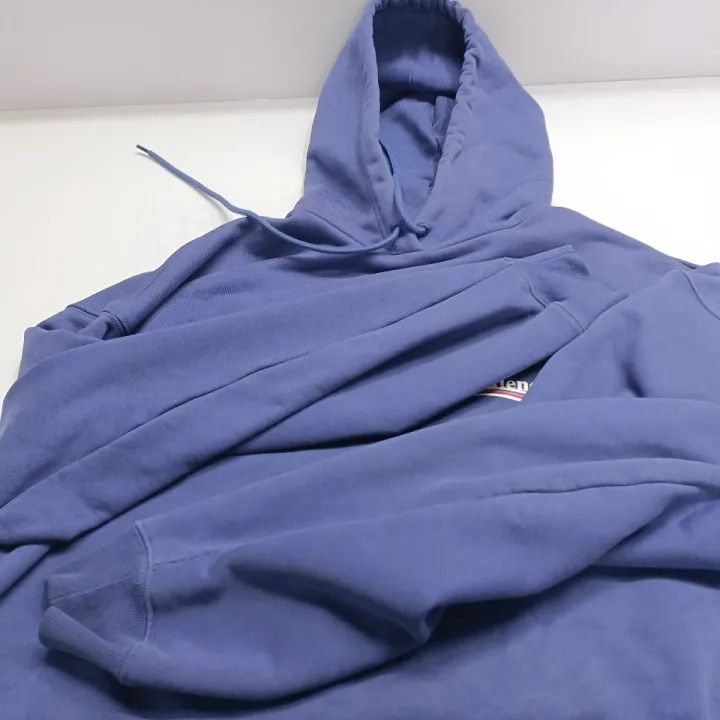 Balenciaga Balenciaga Wave Logo Loose Hoodie for Women 0079 Size XS / US 0-2 / IT 36-38 - 5 Thumbnail