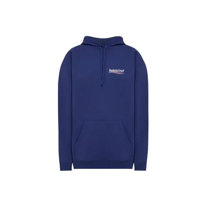 Balenciaga Balenciaga Wave Logo Loose Hoodie for Women 0079 Size XS / US 0-2 / IT 36-38 - 2 Thumbnail