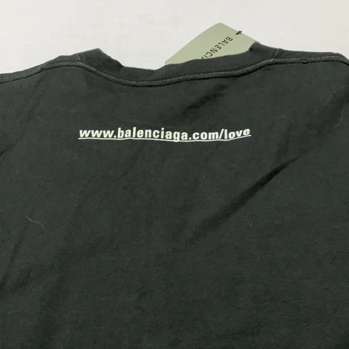Balenciaga Balenciaga I Love U Print Short Sleeve T-Shirt 0079 Size M / US 6-8 / IT 42-44 - 5 Thumbnail