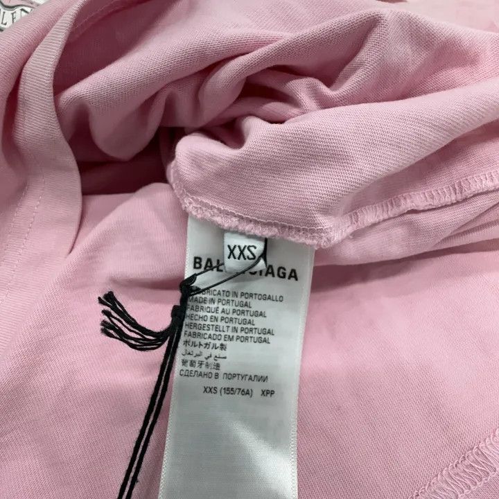 Balenciaga Balenciaga Pink Graphic Short Sleeve T-Shirt 0079 Size M / US 6-8 / IT 42-44 - 4 Thumbnail