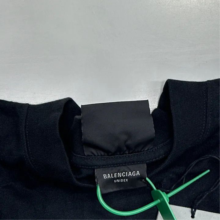 Balenciaga Balenciaga Architectural Print Oversized T-Shirt 0079 Size S / US 4 / IT 40 - 2 Thumbnail