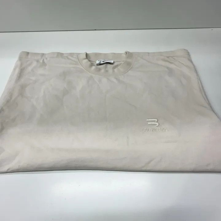 Balenciaga Balenciaga Logo Embroidered T-Shirt for Women 0079 Size S / US 4 / IT 40 - 5 Thumbnail