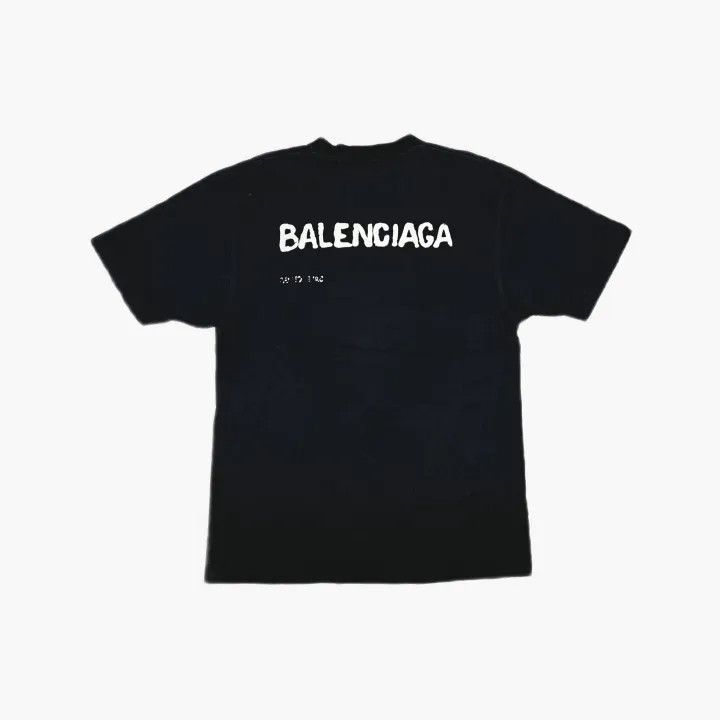 Balenciaga Balenciaga FW23 Logo Print Short Sleeve T-Shirt 0079 Size XS / US 0-2 / IT 36-38 - 2 Thumbnail