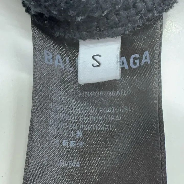 Balenciaga Balenciaga Black Graphic Hoodie for Women 0079 Size S / US 4 / IT 40 - 4 Thumbnail