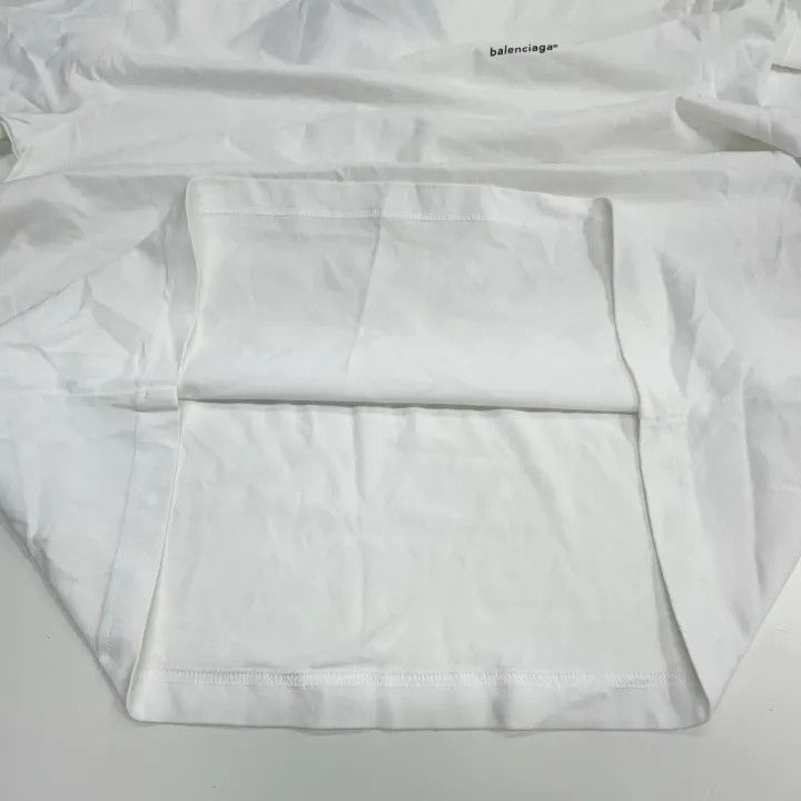 Balenciaga Balenciaga Logo Round Neck Short Sleeve T-Shirt 0079 Size S / US 4 / IT 40 - 8 Thumbnail