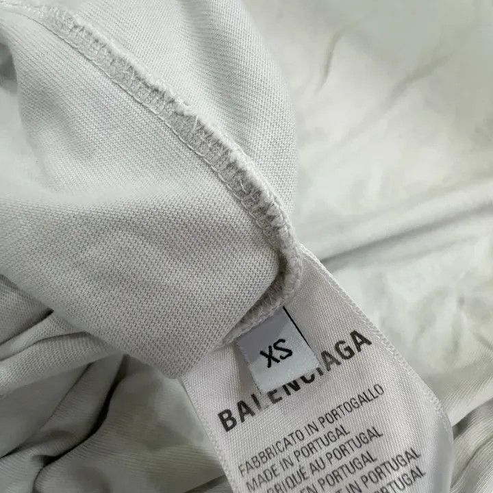 Balenciaga Balenciaga Vintage Logo Gray T-Shirt 0079 Size XS / US 0-2 / IT 36-38 - 4 Thumbnail