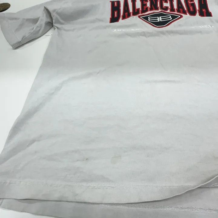 Balenciaga Balenciaga Vintage Logo Gray T-Shirt 0079 Size XS / US 0-2 / IT 36-38 - 8 Thumbnail
