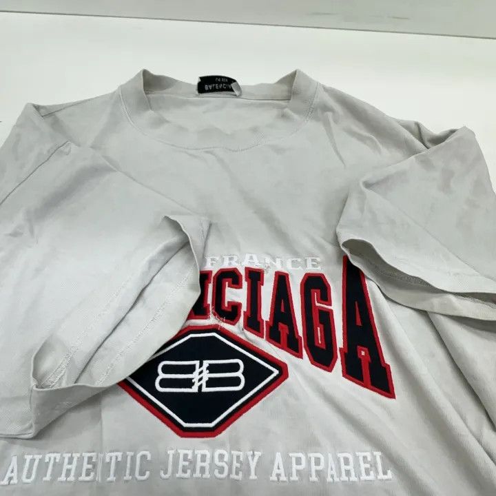 Balenciaga Balenciaga Vintage Logo Gray T-Shirt 0079 Size XS / US 0-2 / IT 36-38 - 9 Thumbnail