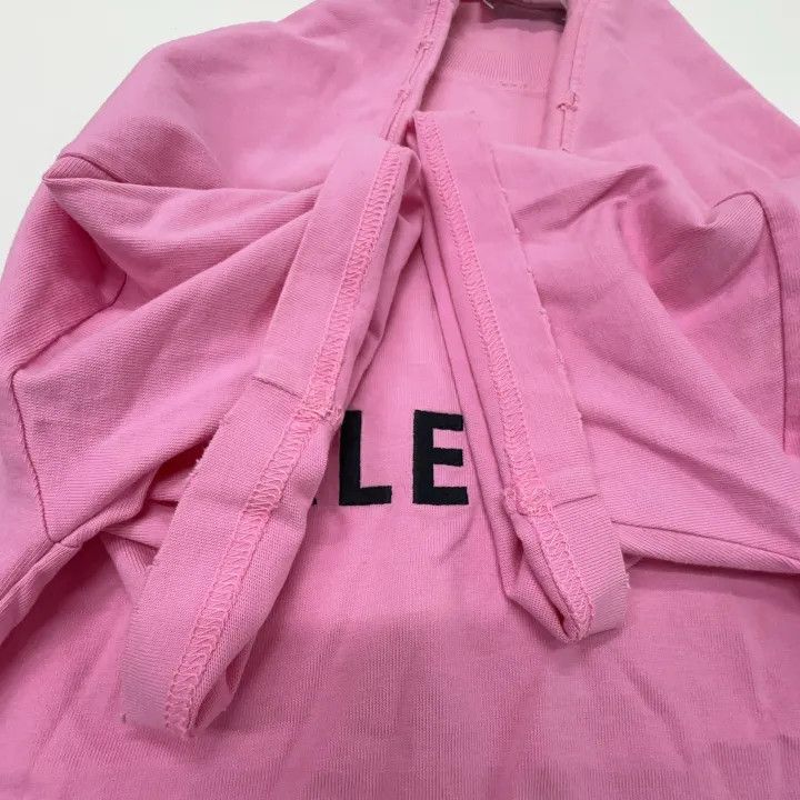 Balenciaga Balenciaga Pink Heart Logo T-Shirt 0079 Size S / US 4 / IT 40 - 7 Thumbnail