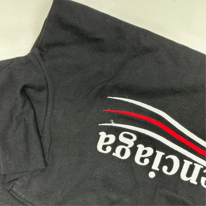 Balenciaga Balenciaga Logo Graphic Short Sleeve T-Shirt 0079 Size S / US 4 / IT 40 - 5 Thumbnail