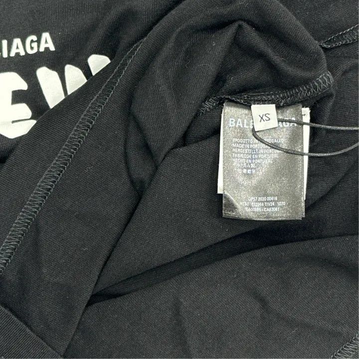 Balenciaga Balenciaga Loose Fit Crew Neck T-Shirt 0079 Size XS / US 0-2 / IT 36-38 - 3 Thumbnail