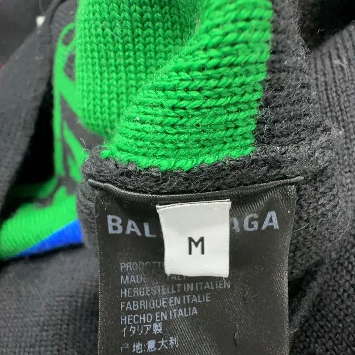 Balenciaga Balenciaga Oversized Wool Blend Sweater for Women 0079 Size XXL / US 16-18 / IT 52-54 - 4 Thumbnail