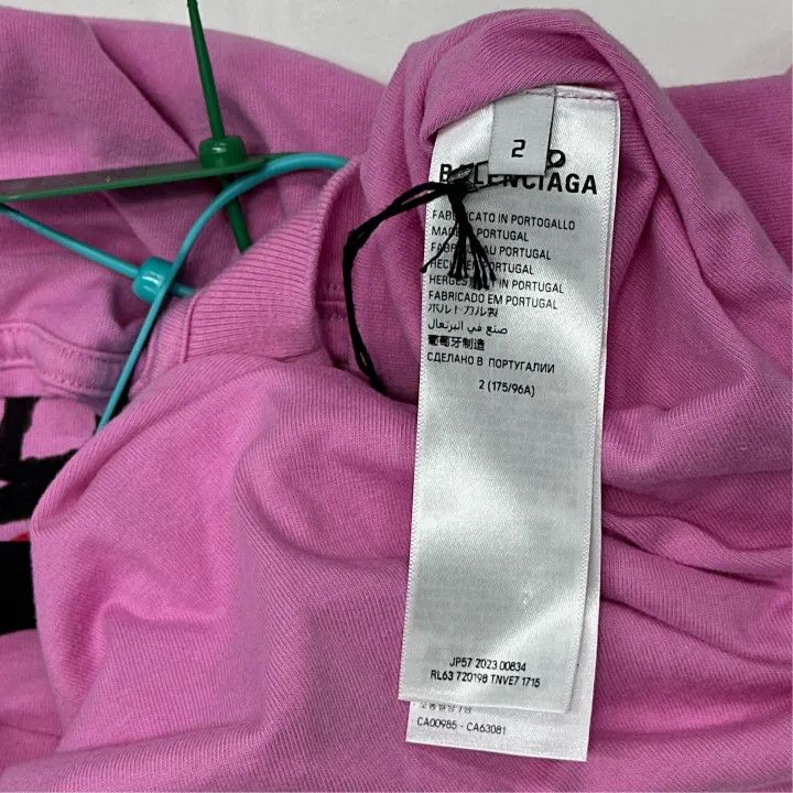 Balenciaga Balenciaga Logo Printed T-Shirt for Women 0079 Size M / US 6-8 / IT 42-44 - 3 Thumbnail