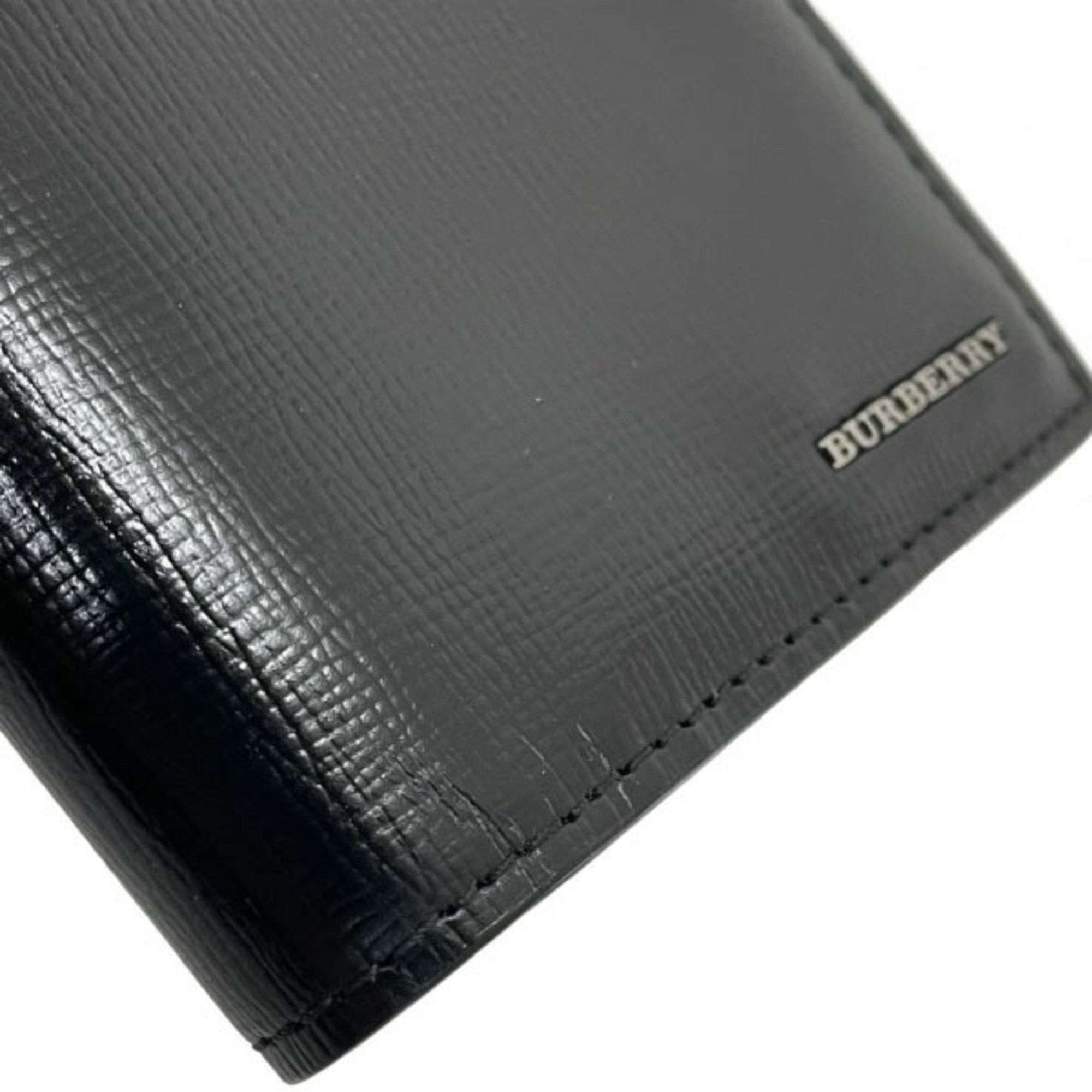 Burberry Burberry long wallet, bi-fold leather, black, BURBERRY, men's, HH-14980 Size ONE SIZE - 5 Thumbnail