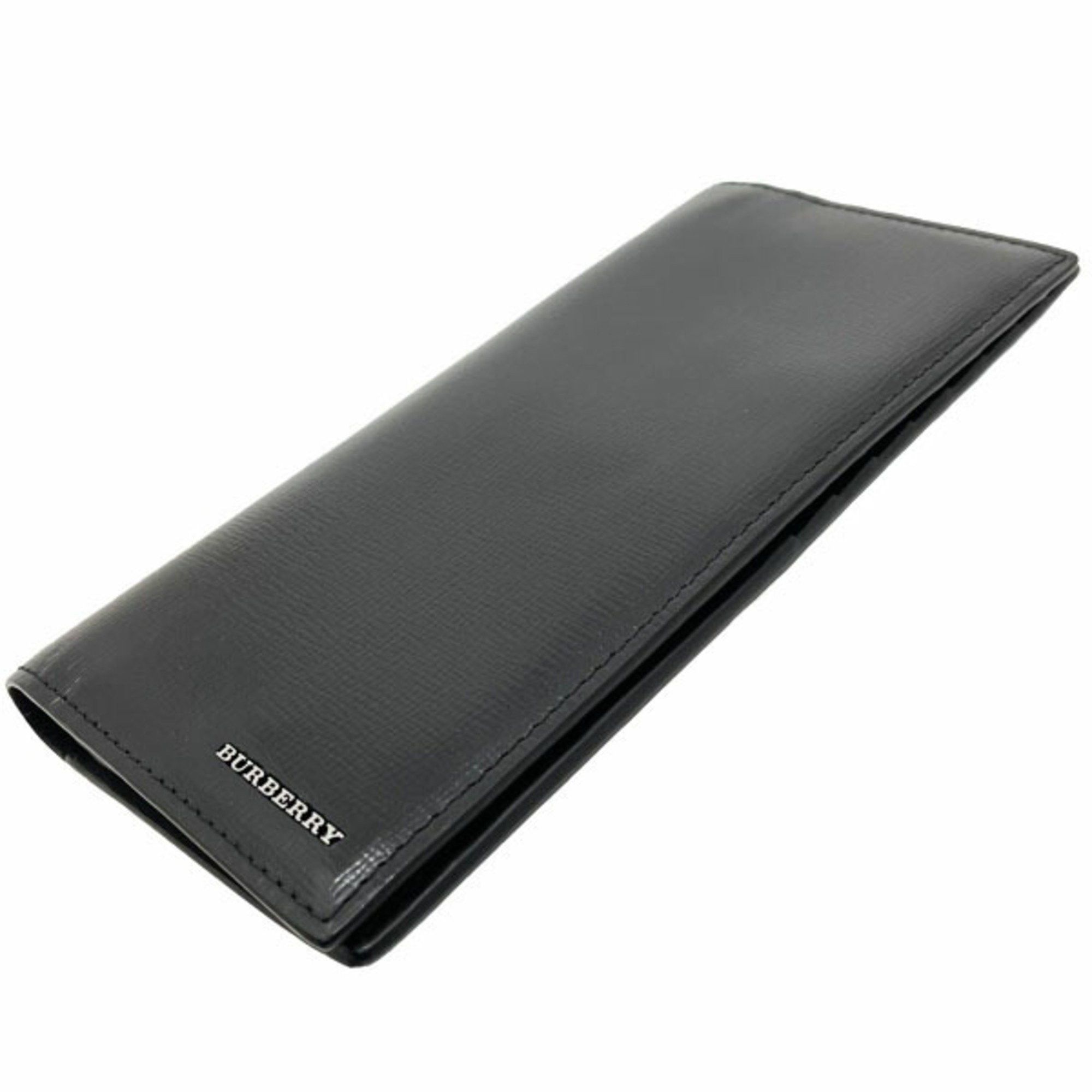 Burberry Burberry long wallet, bi-fold leather, black, BURBERRY, men's, HH-14980 Size ONE SIZE - 4 Thumbnail