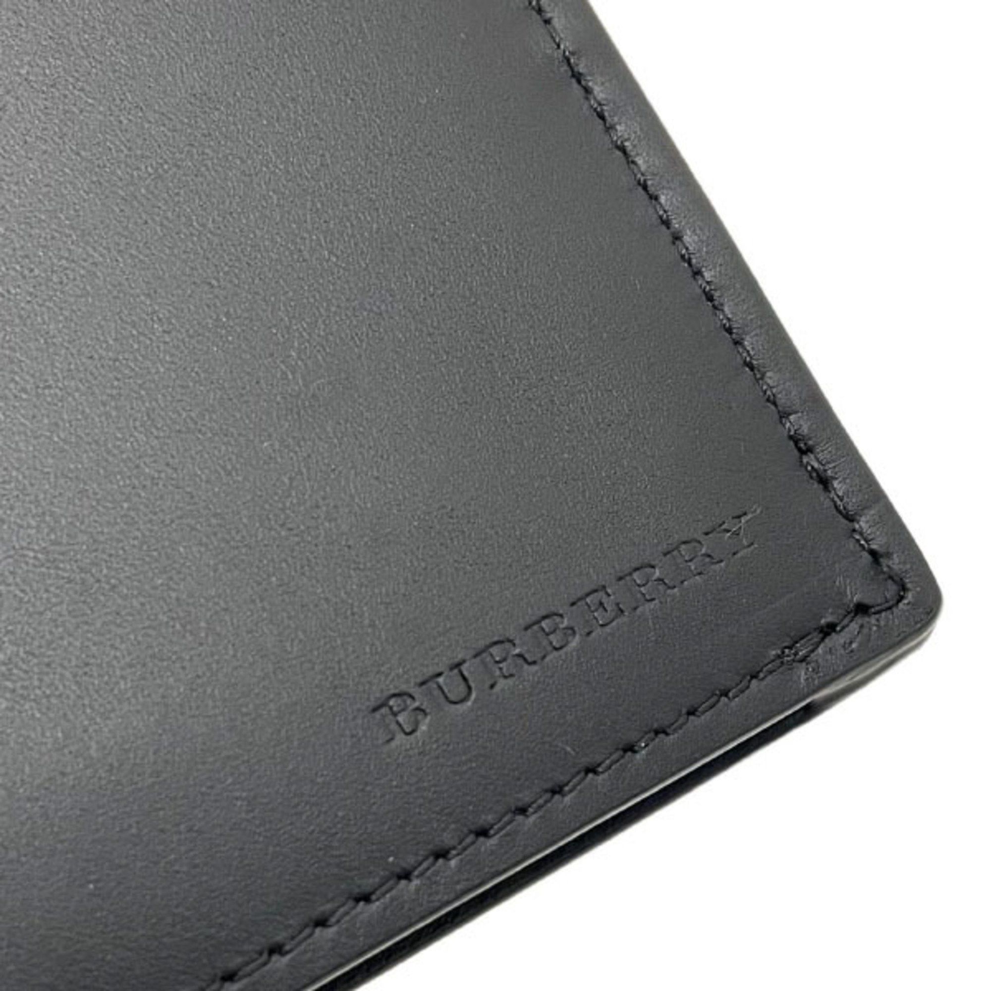 Burberry Burberry long wallet, bi-fold leather, black, BURBERRY, men's, HH-14980 Size ONE SIZE - 11 Thumbnail