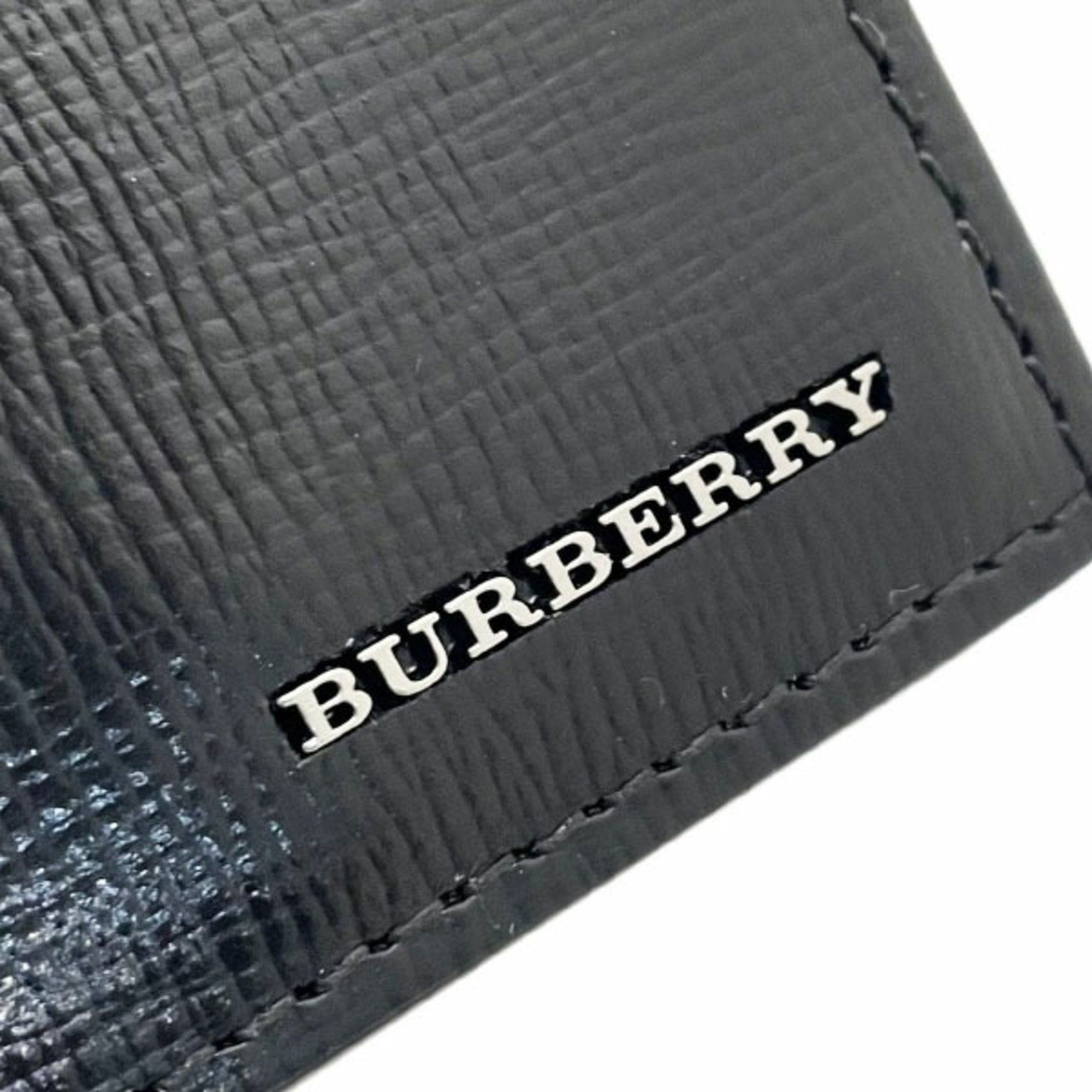 Burberry Burberry long wallet, bi-fold leather, black, BURBERRY, men's, HH-14980 Size ONE SIZE - 7 Thumbnail
