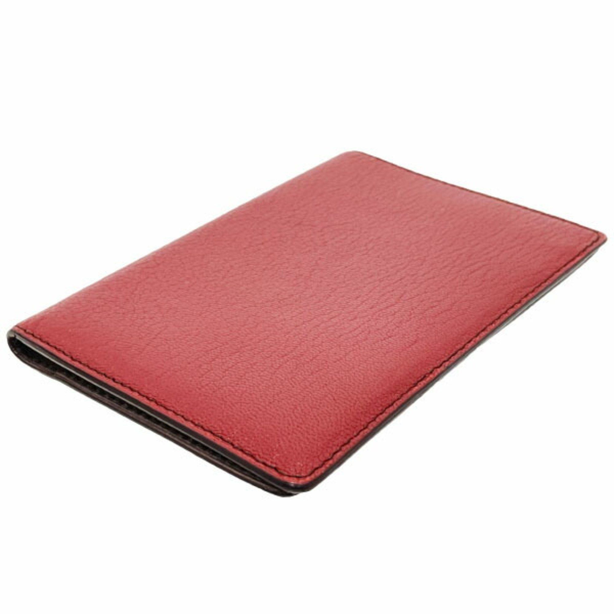 Cartier Cartier Passport Case Leather Red Cover Holder Travel Goods TT-14908 Size ONE SIZE - 4 Thumbnail