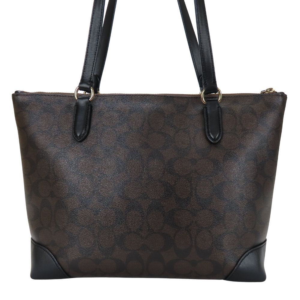 Coach Coach Coach Signature PVC Tote Bag Leather Tote Bag F29208 Size ONE SIZE - 3 Thumbnail