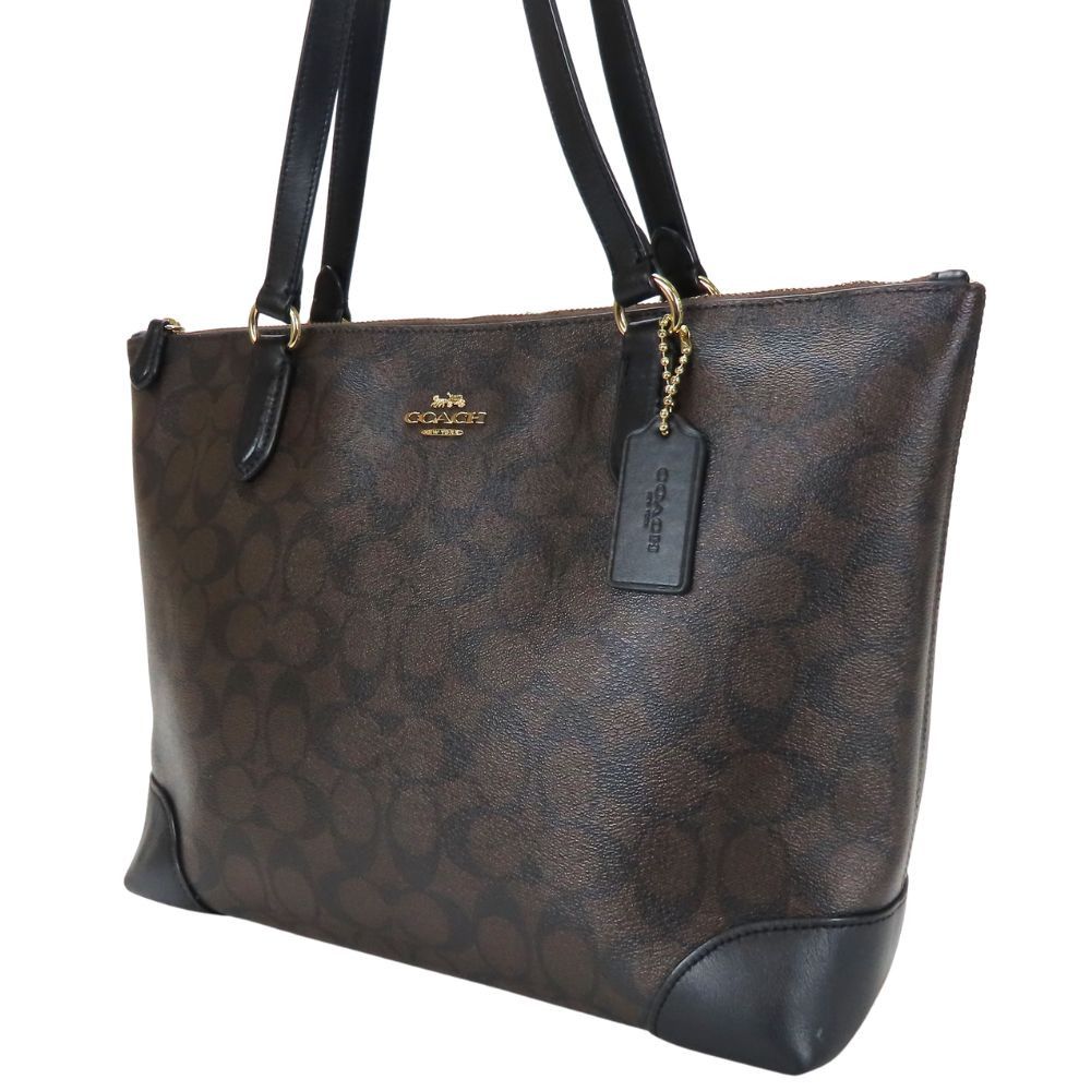 Coach Coach Coach Signature PVC Tote Bag Leather Tote Bag F29208 Size ONE SIZE - 2 Thumbnail