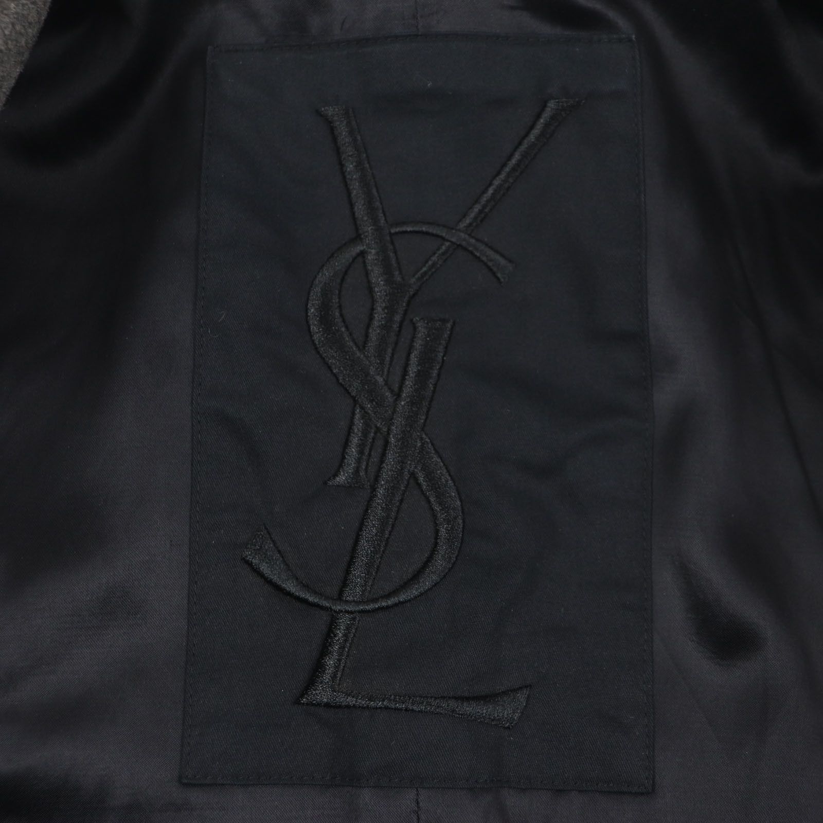 Yves Saint Laurent Yves Saint Laurent Yves Saint Laurent Pea Coat Wool Coat Cotton Outerwear Size ONE SIZE - 7 Thumbnail