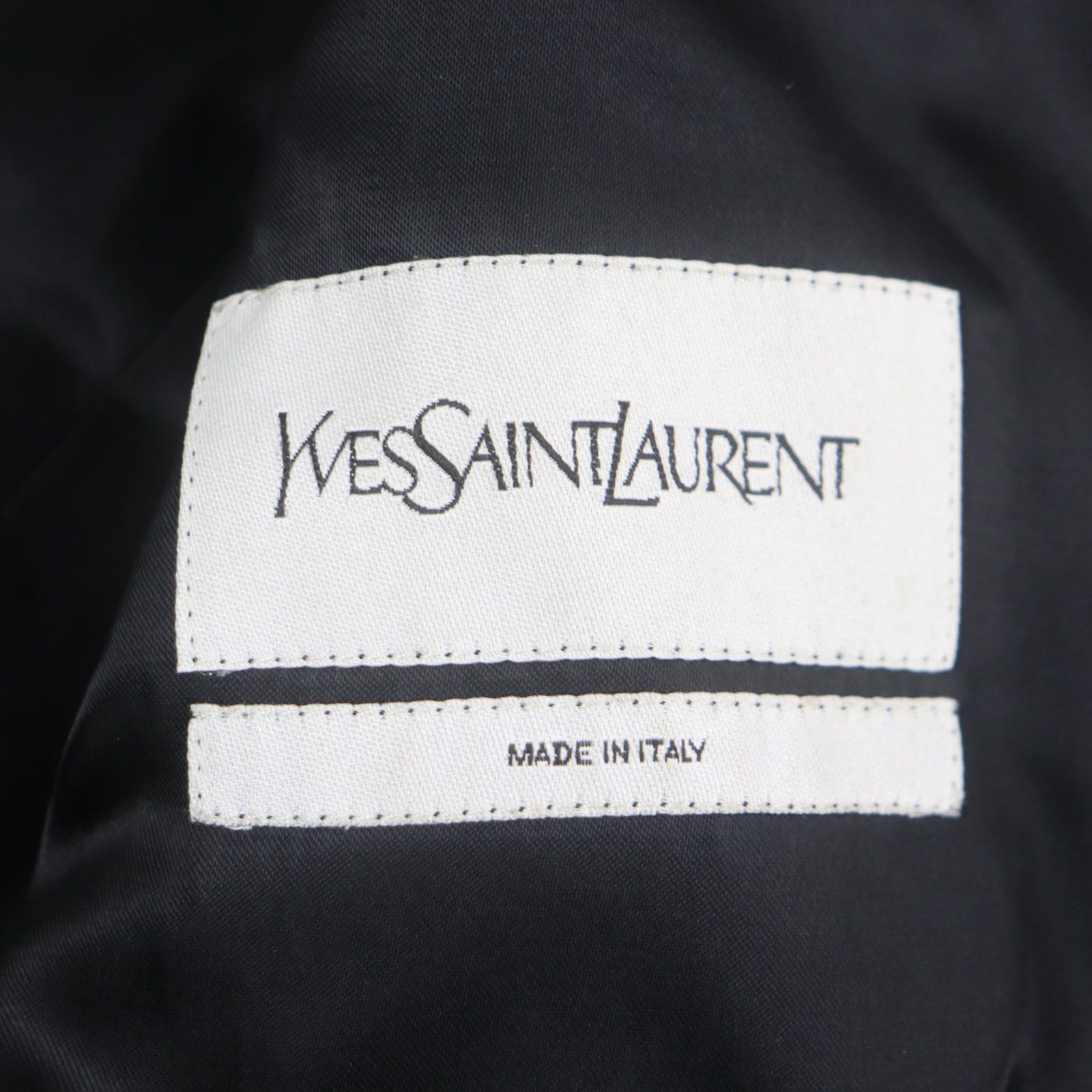 Yves Saint Laurent Yves Saint Laurent Yves Saint Laurent Pea Coat Wool Coat Cotton Outerwear Size ONE SIZE - 8 Thumbnail