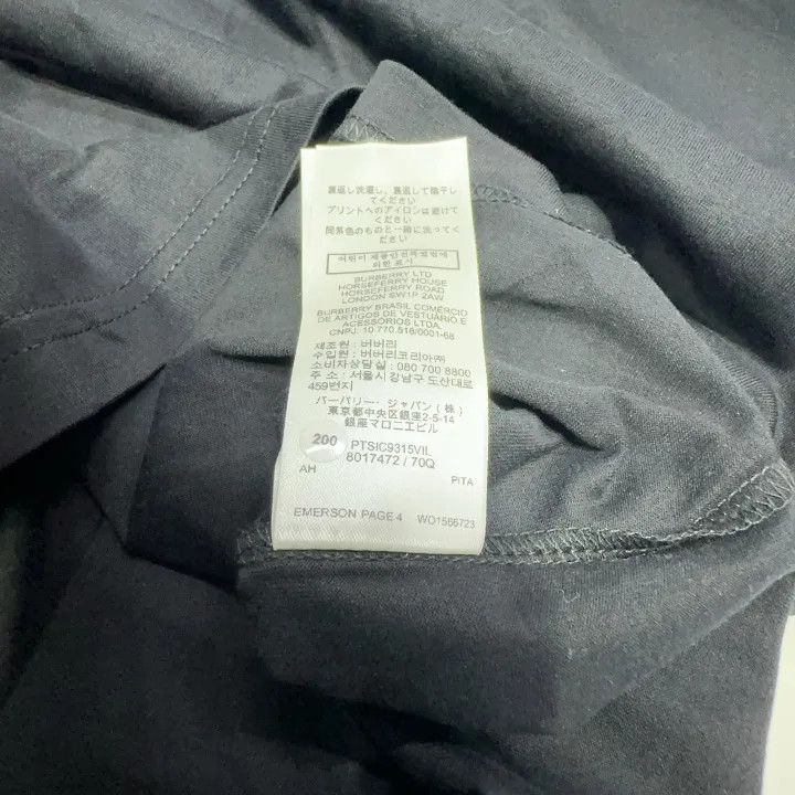Burberry Burberry Monogram Oversized T-shirt in Black 0079 Size XXL / US 16-18 / IT 52-54 - 4 Thumbnail