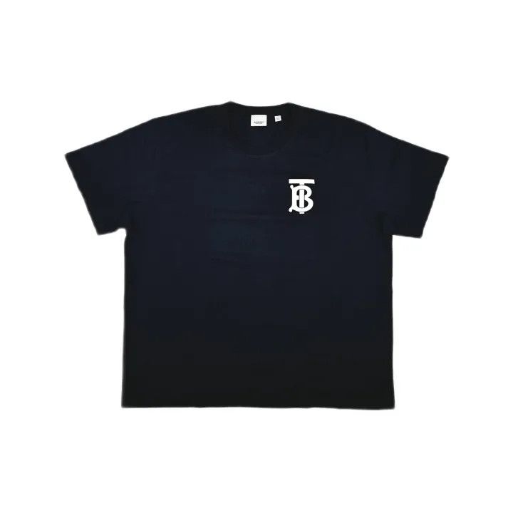 Burberry Burberry Monogram Oversized T-shirt in Black 0079 Size XXL / US 16-18 / IT 52-54 - 2 Thumbnail